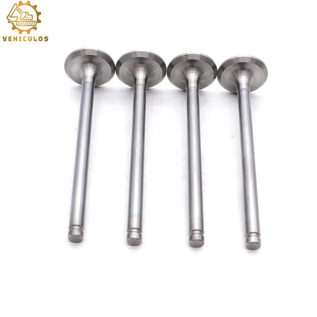 VEHICULOS 4PCS เครื่องยนต์ Auto รถมอเตอร์ไอเสียวาล์ว 106 207 307 1007 PARTNER BIPPER 1.1 1.4 8V MPi 