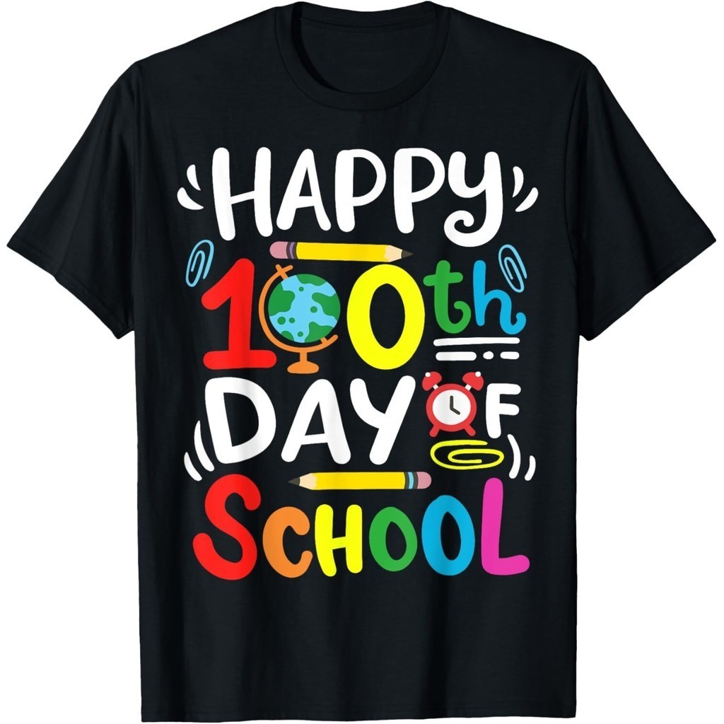 Happy 100Th Day Of School 100 Days Of School Teacher Student T-Shirt