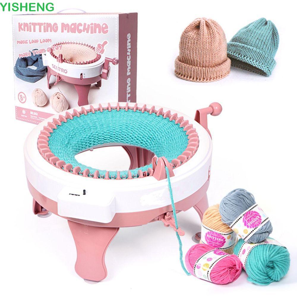 YISHENG เครื่องถักขนสัตว์ 48 เข็ม Creative Knit Loom Hand-Loom Play House ของเล่นผ้าพันคอถุงเท้าเครื
