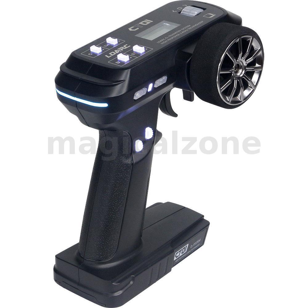 LDARC CT01 2.4G 8CH เครื่องส่งสัญญาณระยะไกล LCD ตัวเลือกตัวรับสัญญาณ Telemetry O2 สําหรับ X43 X64 M5