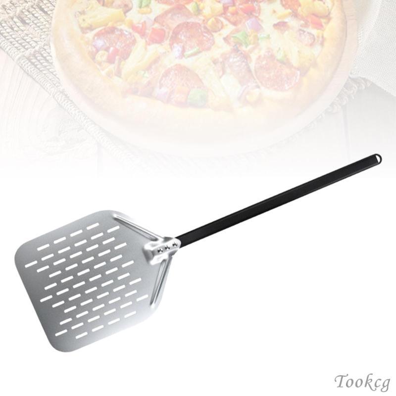 [Tookcg] Pizza Peel Perforated Pizza Peel เครื่องครัวเบเกอรี่เครื่องมือพิซซ่า Turner Pizza