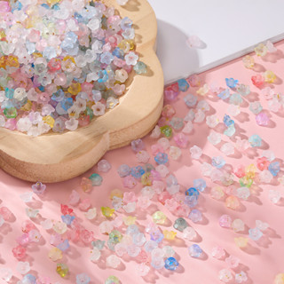 St.kunkka 50-300ชิ้น/ถุง5.5*6มม.อะคริลิคไล่ระดับสีของลูกปัดด…