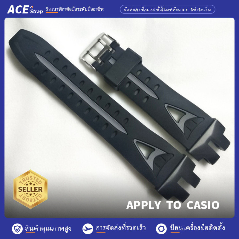 เหมาะ CASIO, สายนาฬิกาซิลิโคนสําหรับ PRW-6000/PRW-6100/PRW-3000/PRW-3100 นาฬิกา (อุปกรณ์เสริมทดแทน)