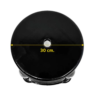 เก้าอี้พลาสติกไม่มีพนักพิงสีดำ ขนาด 30x47cm (วัฒนา 185B) รับน้ำหนักได้ 80kg. เก้าอี้หัวโล้น เก้าอี้กลมไม่มีพนักพิง