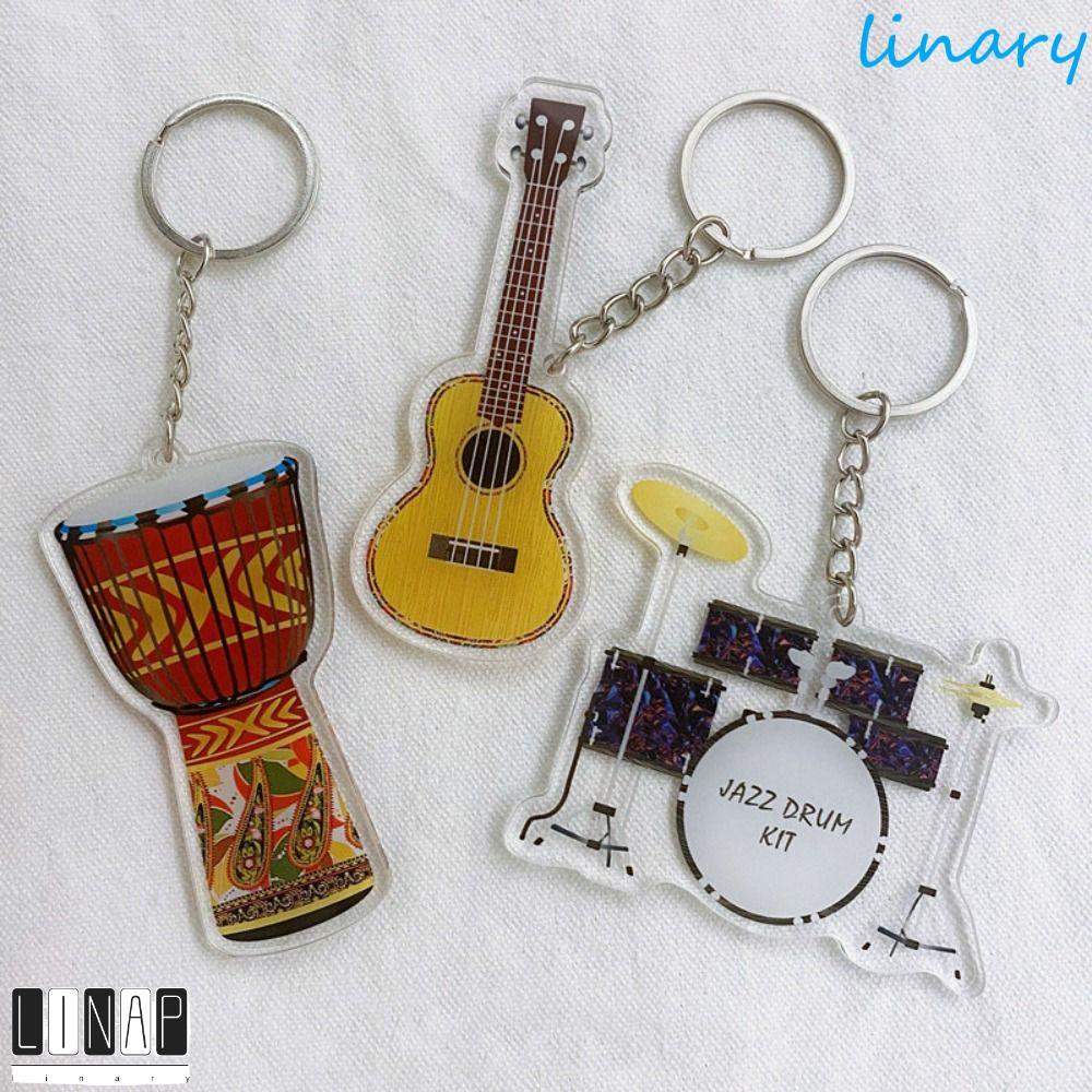 CULINARYHV กีตาร์อะคริลิคพวงกุญแจ, Ukulele VIOLIN กีตาร์จี้,เครื่องมือ Key Chain Cello Trung Nguyeen