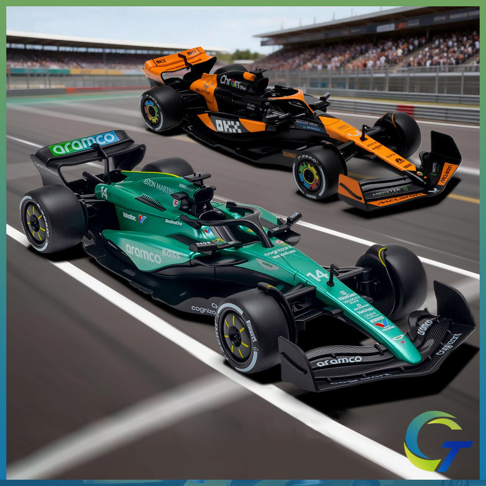 1:24 Aston Martin และ McLaren F1 Racing Diecast ของเล่นรถรุ่นรถโลหะผสมของเล่นคอลเลกชันของขวัญสําหรับชายเด็ก