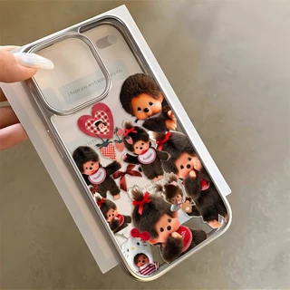 สําหรับ iphone 17 Pro Max 16 15 14 13 12 11 Pro Max 8 7 Plus X XR Xs Maxนุ่มหรูหราElectroplatedกรอบโปร่งใสเคสโทรศัพท์