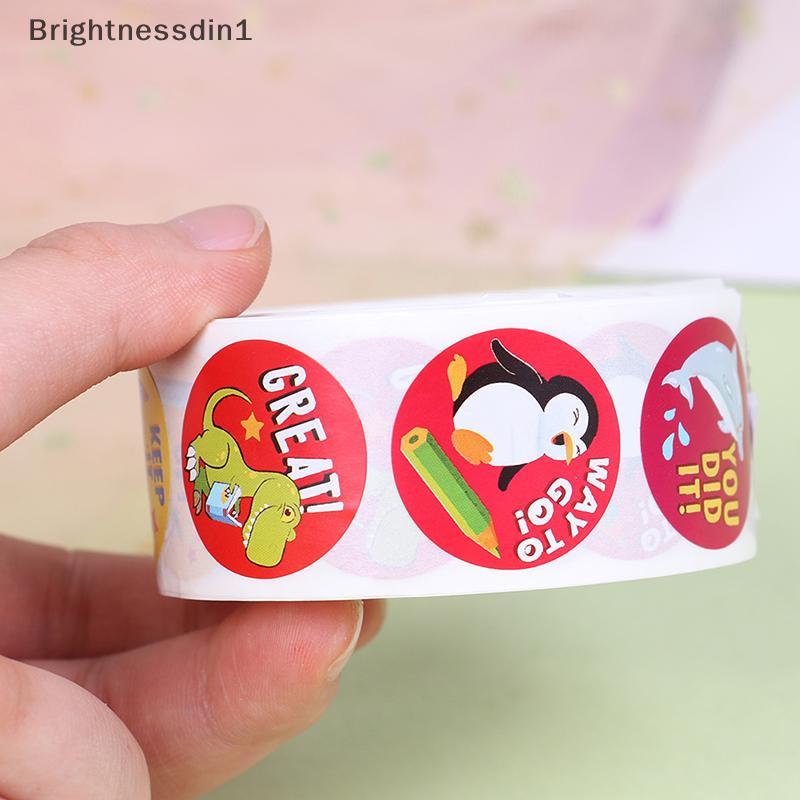 [Brightnessdin] รางวัล 500 ชิ้น Stiers Encouragement Stier Roll Kids Stiers สัตว์น่ารัก Bq