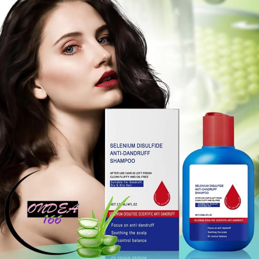 ONDEAL66 Nipori Shampoo, Oil Control 120ml Selenium Sulfide Shampoo, Anti-Dandruff Refreshing Cleans