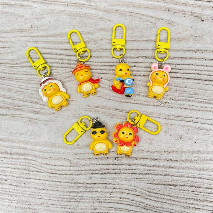 GANTUNGAN (FYA) พวงกุญแจ NAILONG / ชุด Dino Nailong สุดน่ารัก พวงกุญแจเรซิ่น / พวงกุญแจ Dino Nailong