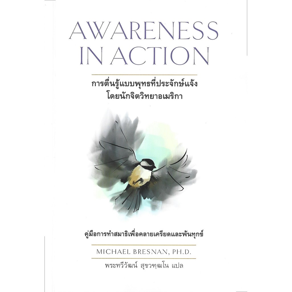 AWARENESS IN ACTION : การตื่นรู้แบบพุทธที่ประจักษ์แจ้ง โดยนักจิตวิทยาอเมริกา - MICHAEL BRESNAN / พระทวีวัฒน์ สุขวฑฒโน