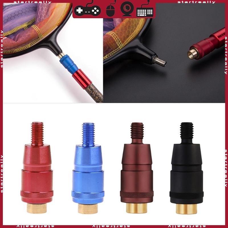 ST ทนทาน Harpoon Rod Landing Dip Net Thread Adapter 8mm Fishing Rod Connector