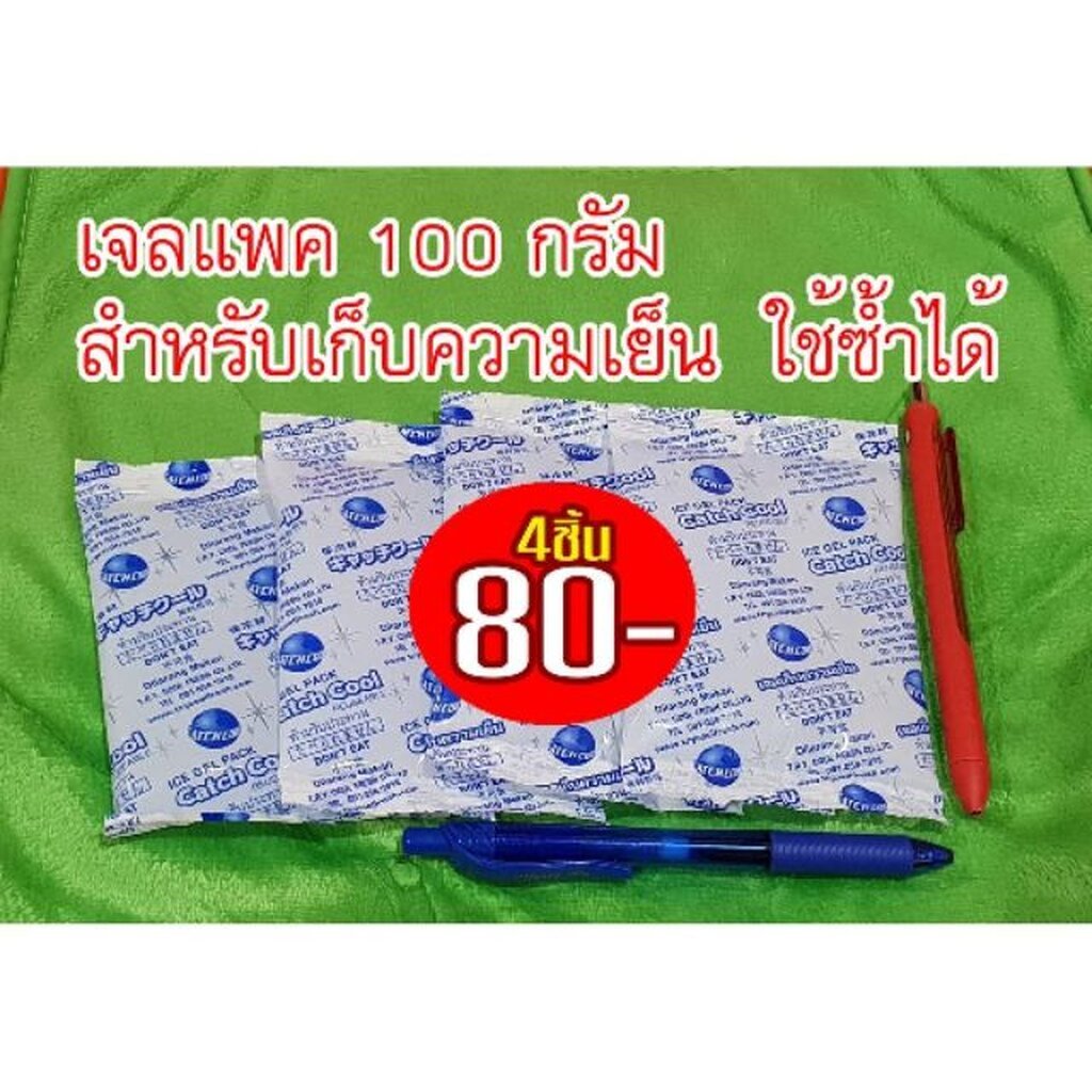 เจลเก็บความเย็น เจลแพค 100กรัม