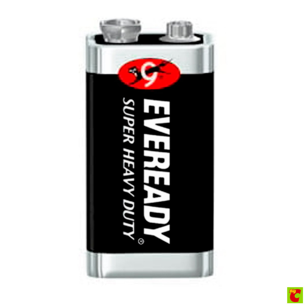 เอเวอร์เรดี้ ถ่านไฟฉาย ถ่านดำ 1222 9 โวลต์