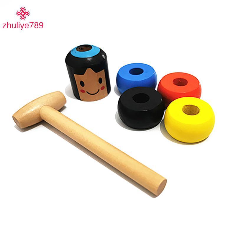 <zhuliye789>Immort Immortal Daruma Unbreakable Wooden Man Magic Toy New Magic Tris Close Up Nice