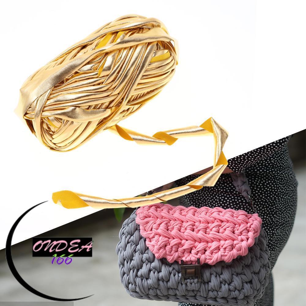 ONDEAL66 Yarn Ball Novel Functional เย็บเงาสําหรับกระเป๋าผ้าห่มหนังเทียม