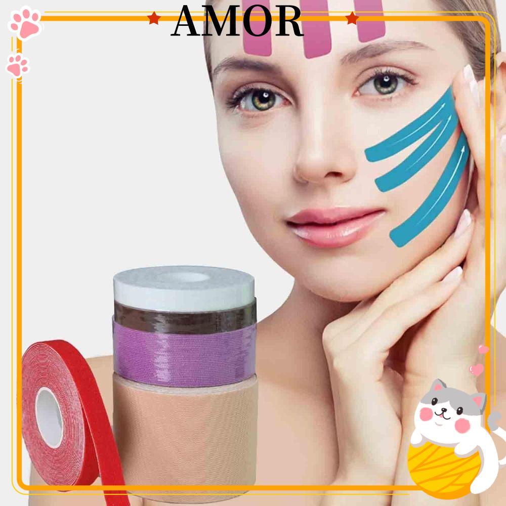 AMOR Japanese Face Tape, Toning Firming Face Toning Belts, Tightening Skin Anti-Wrinkle Face Lift Ta