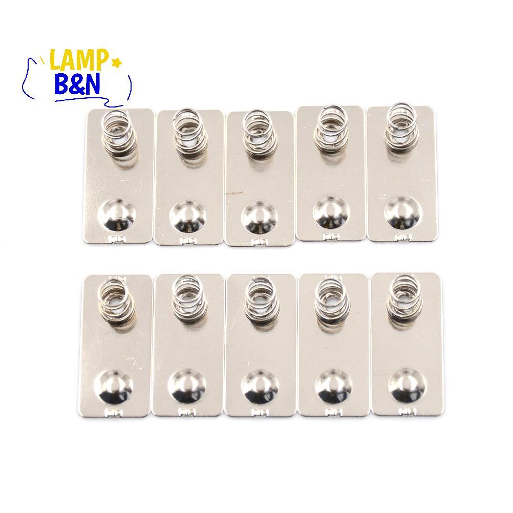 [B&N] 10PCS AA Battery Positive Negative Conversion Spring Contact Plate [ใหม่]