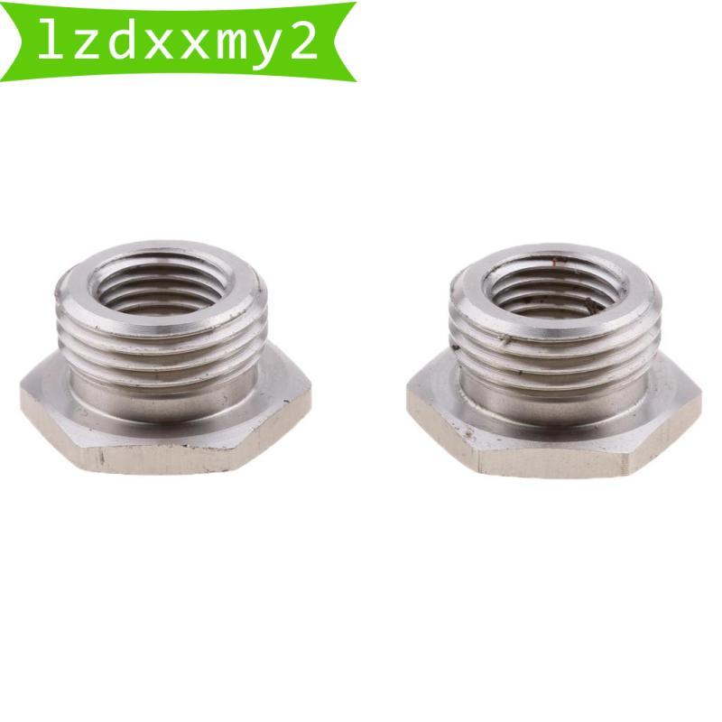 [Lzdxxmy2] สแตนเลสลด O2 เซนเซอร์พอร์ตอะแดปเตอร์ปลั๊ก Bungs 18 มม. ถึง 12 มม. สําหรับ Harley
