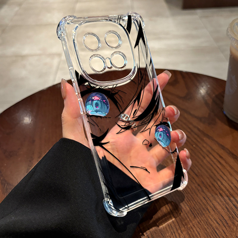 Mo เคสป้องกันเหมาะสําหรับ IQOO15 โทรศัพท์มือถือป้องกันกรณีเส้นร่าง Hatsune Miku vivoiqoo13 อะนิเมะ I
