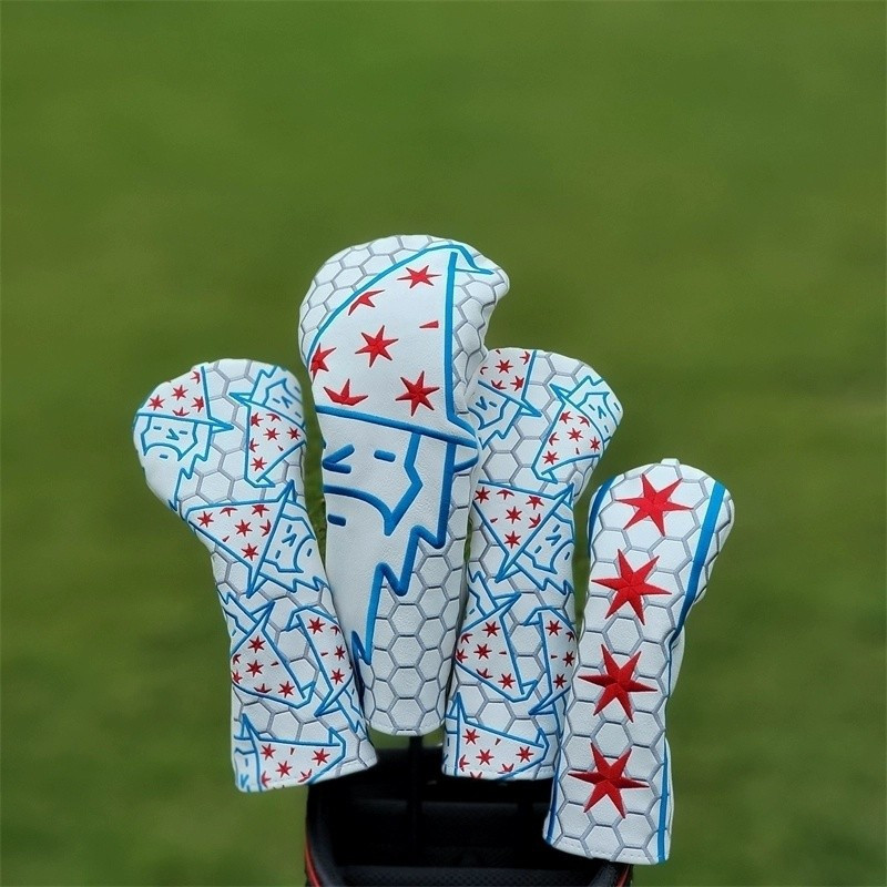 Wizard Golf Wood Cover Club Head Cover Club Protective Cover Cap Cover Cartoon (GT2502) 9VHL