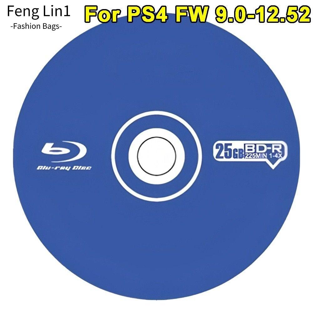 FLIN BD-JB Disc, สําหรับ Firmware 9.0-12.52 ไม่มี PC Needed All-in-One Jailbreak Disc, Homebrew 1 Cl