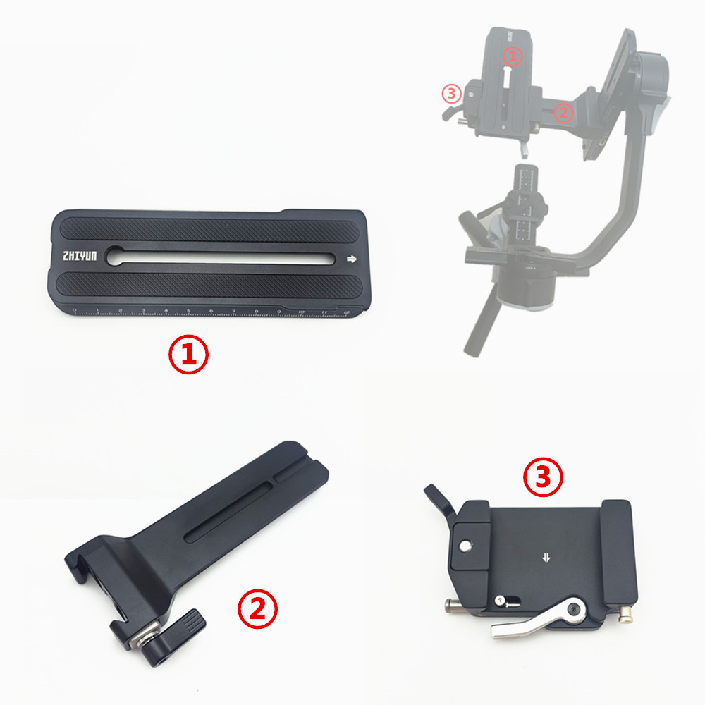 Crane 4 4E Lower-layer Quick Release Plate / Level Mount / Leveling Base Repair Parts for ZHIYUN CRA