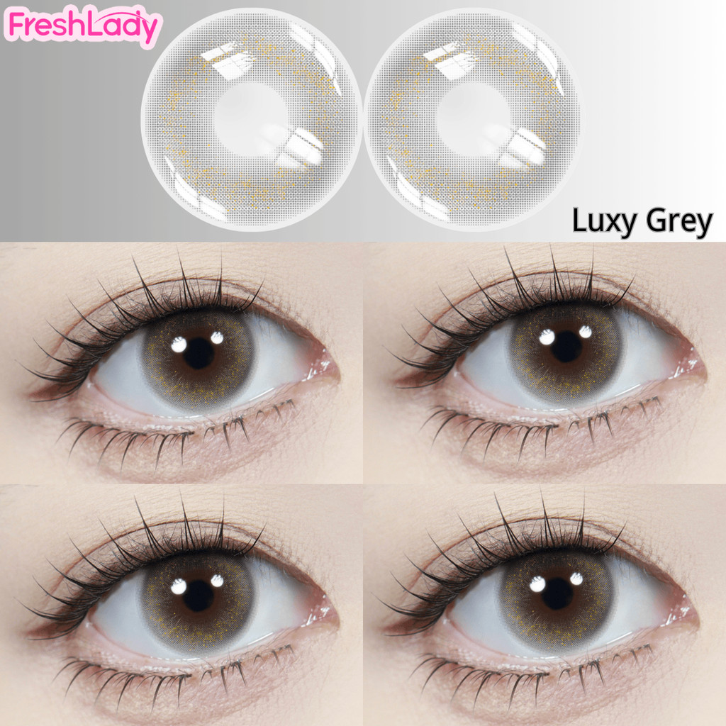 คอนเทคเลนส์ [-0.50 -4.00] UYAAI x FRESHLADY รุ่น Luxy series เหมาะสําหรับเด็กผู้หญิงใส่ ┃ คอนแทคเลนส