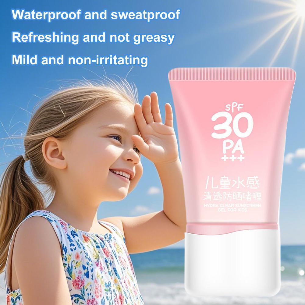 ครีมกันแดดโปร่งใสสําหรับเด็กออกแบบเฉพาะสําหรับเด็กผู้หญิงและทารกและเด็ก K4p6