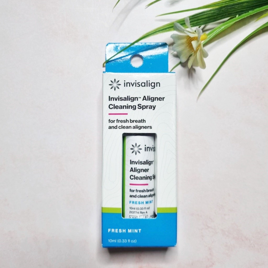 [Invisalign®] Aligner Cleaning, Freah Mint Spray 10ml โฟม, สเปรย์ ทำความสะอาดอุปกรณ์จัดฟัน