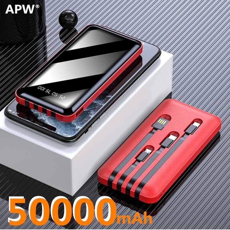 50000mah Power Bank Slim Sb 10000 Mah Powerbank Portable Ext