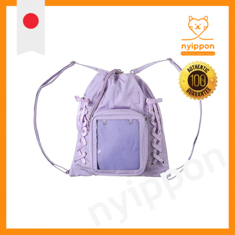 Wego Kira-Fuwa Plush 2WAY Pain Napsack Bag Cute Girly Plush Pouch Shoulder Bag Clear Gift for Otaku 