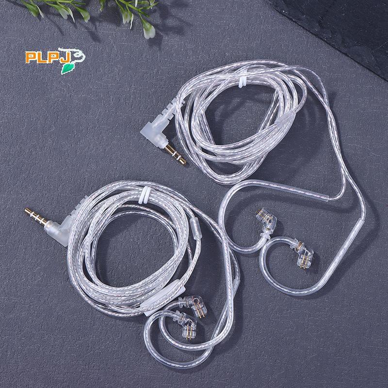 PLPJ 3.5 มม.2PIN In Ear หูฟังแบบมีสาย KZ Silver Plated KZ หูฟังสายอัพเกรดพร้อมไมโครโฟน KZ หูฟังสายให