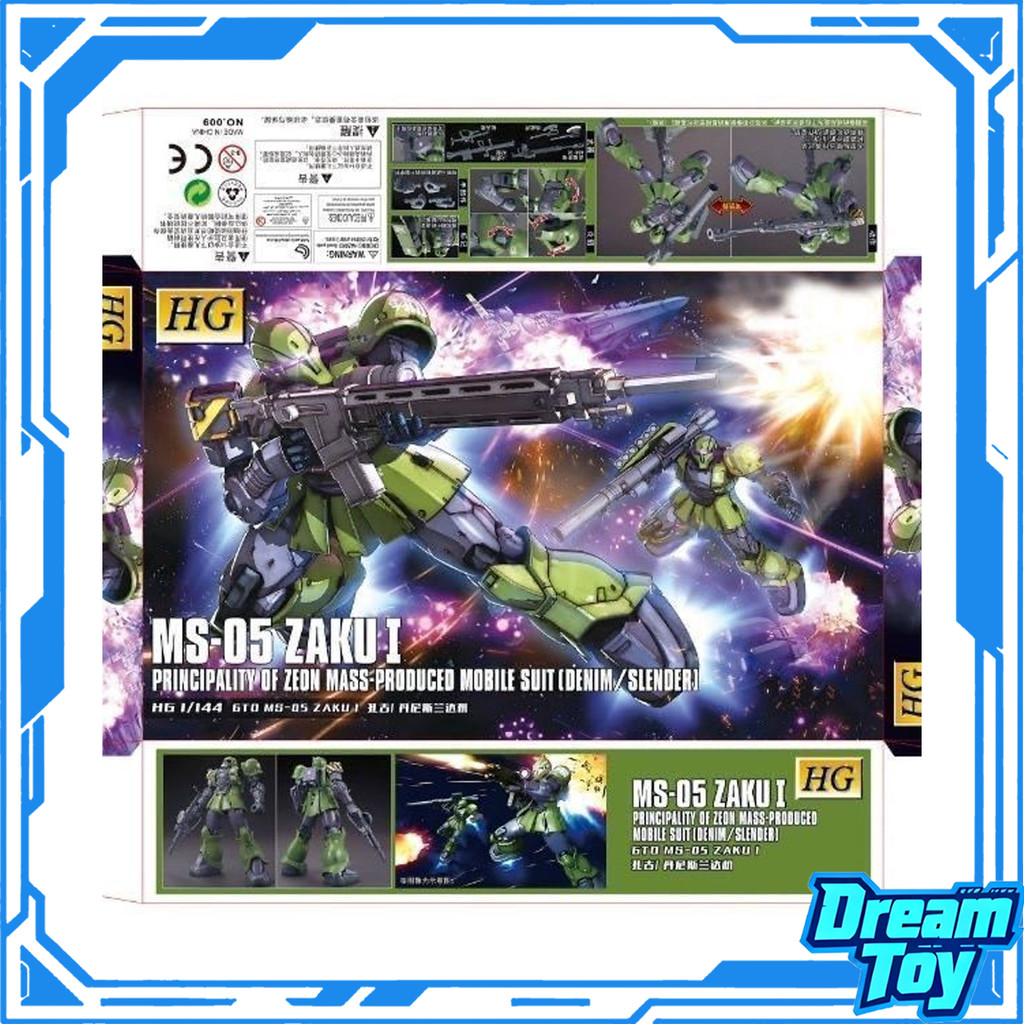 STAR GTO Zaku I Denim / Slender Custom 1/144 รุ่น kit MS-05 Denim / Slender Custom #star