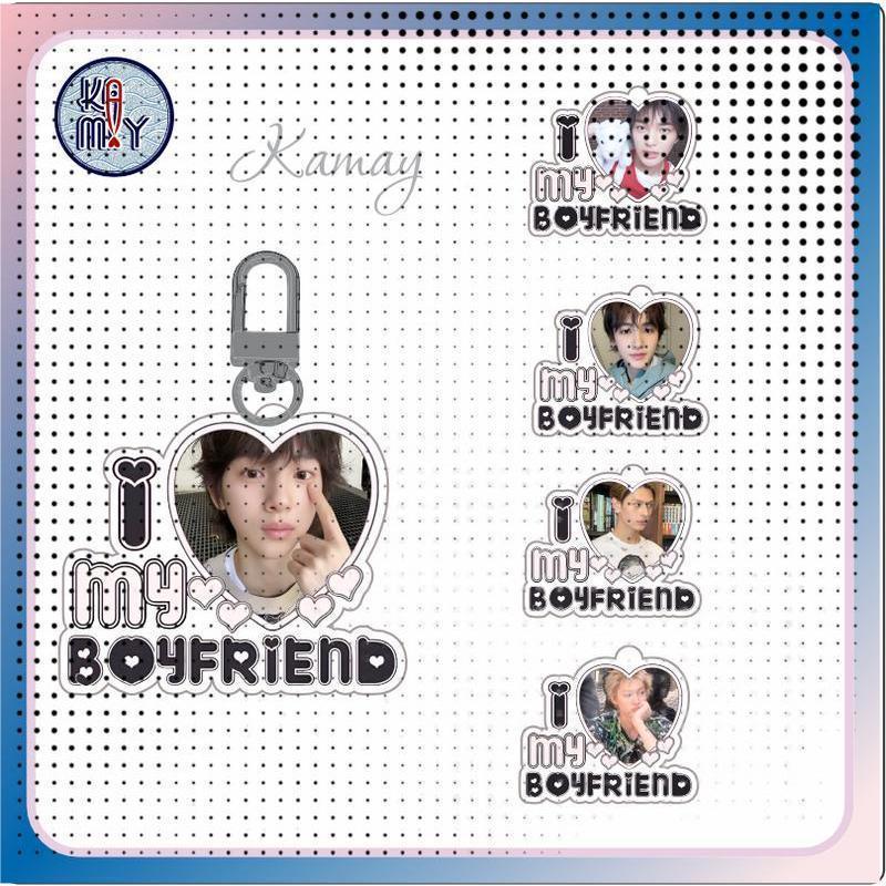 BOYFRIEND CORTIS KEYCHAIN ver I LOVE MY BOYFRIEND - KAMAY