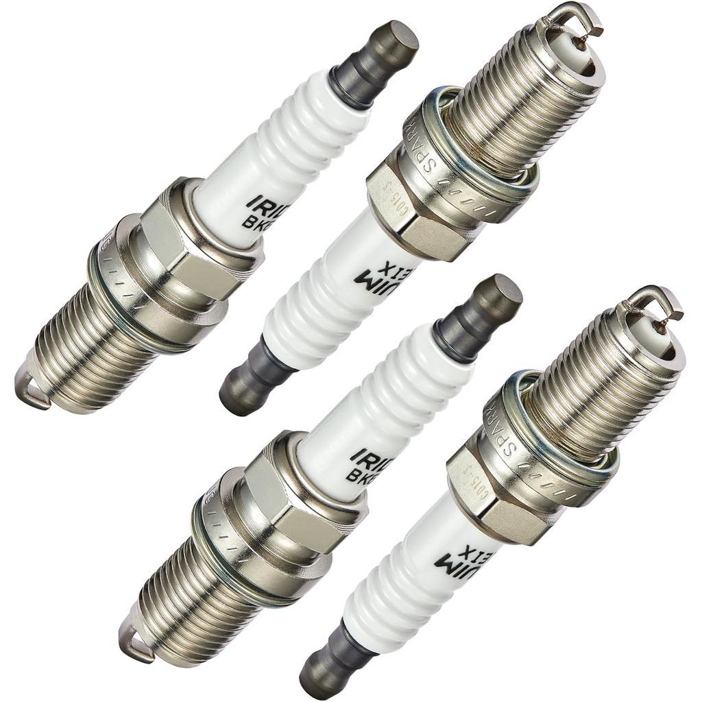 BDFHYK ชุด 4 Iridium Spark Plug ใช้งานร่วมกับ A4 318i ELR Cruze Neon Stratos Prizm Scoupe Impulse Ri