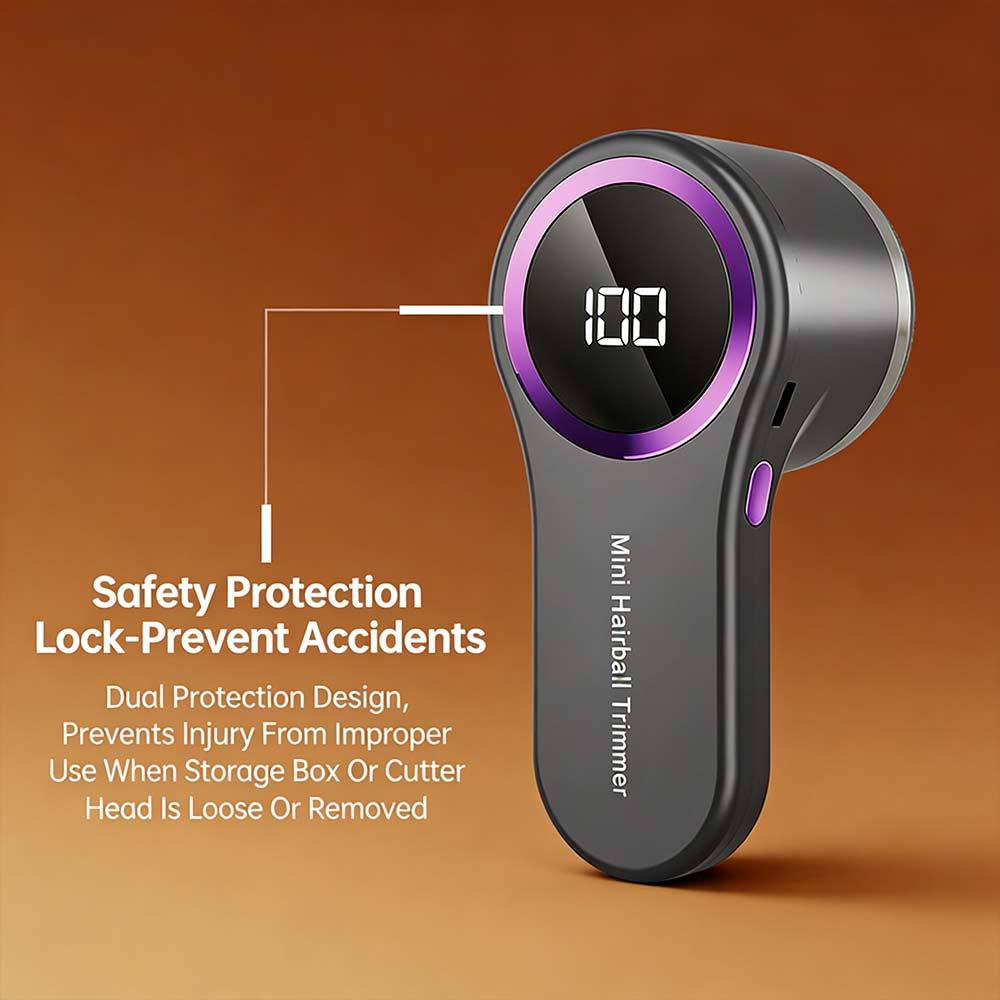 Digital Lint Remover Hair Balls Shaver Fabric Remove Trimmer USB Rechargeable