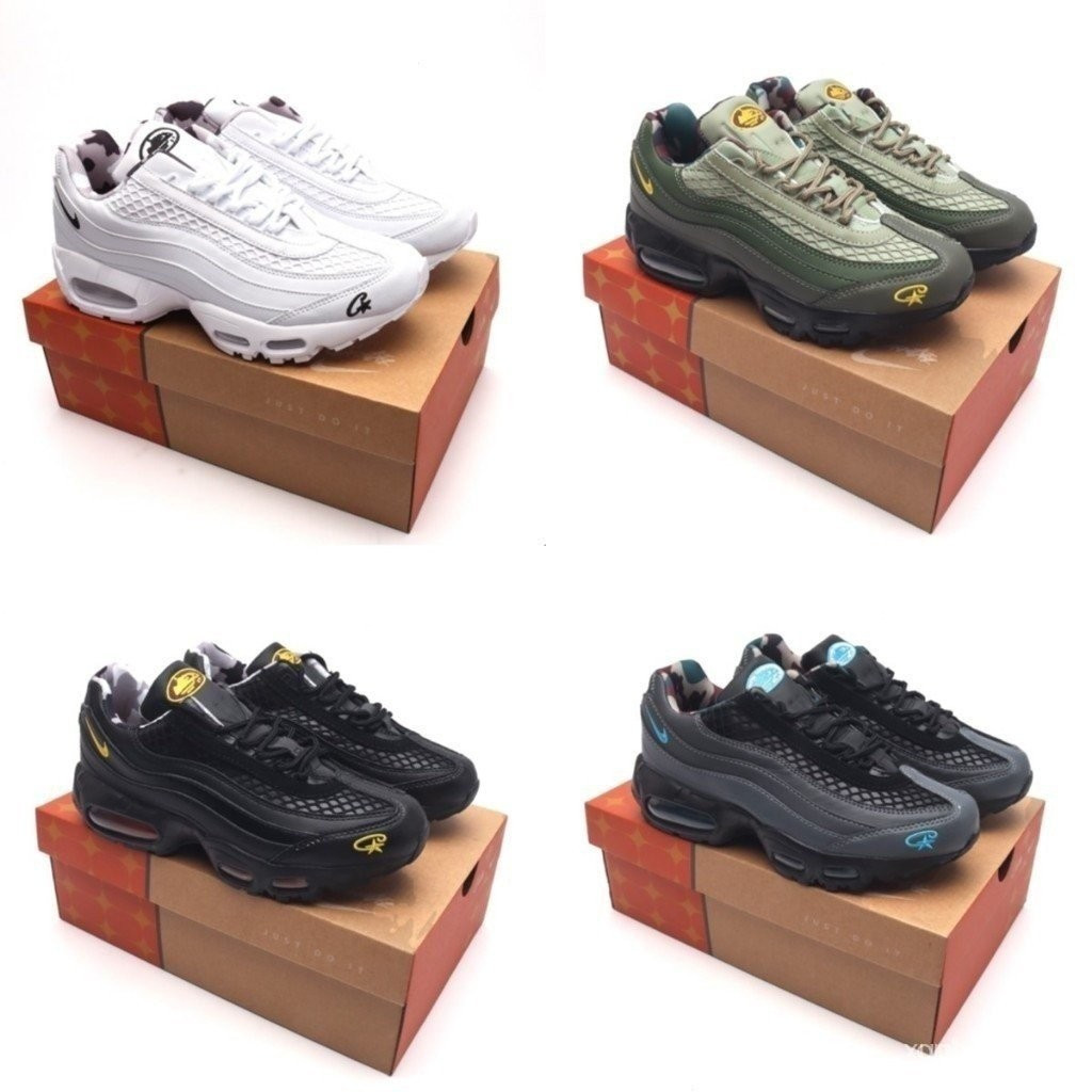 88 Corteiz x Air Max 95 รองเท้าลําลองผู้ชายผู้หญิงรองเท้า FB2709-300-002-001 @749