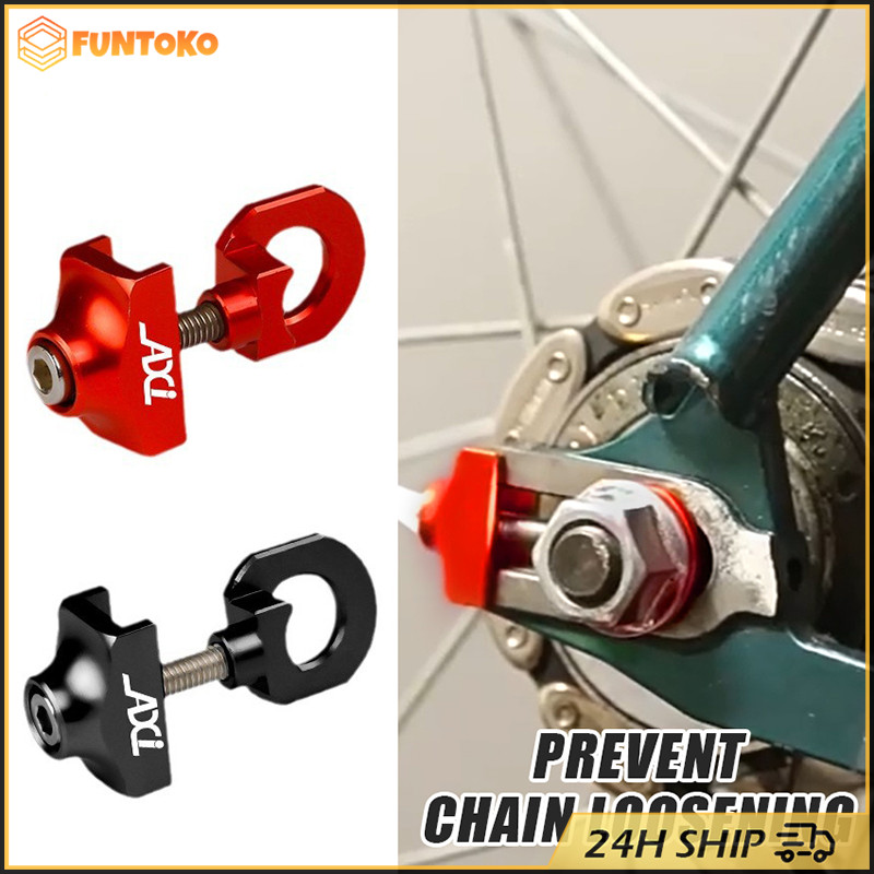 จัดส่งรวดเร็ว ตัวปรับความตึงโซ่จักรยาน สําหรับfixiebike หางปลาอลูมิเนียม