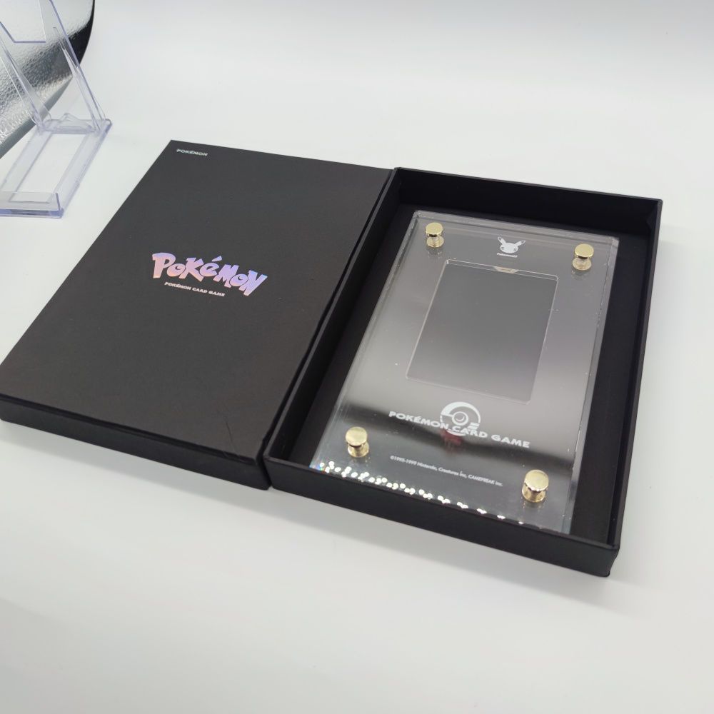 Pokémon Pokémon Pokemon Card Pikachu Card Commemorative Set Box Transparent Acrylic Card Jewelry Dis