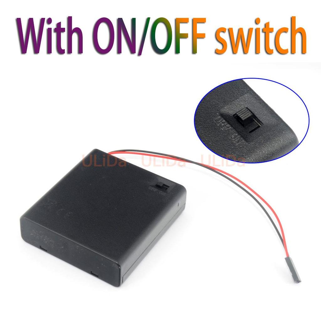 สวิตช์เปิด/ปิด RC Dupont 2 Pin Connector 6V กล่องรับไฟ RC Nitro กล่องพลังงานกล่องแบตเตอรี่ 1/10 1/8 