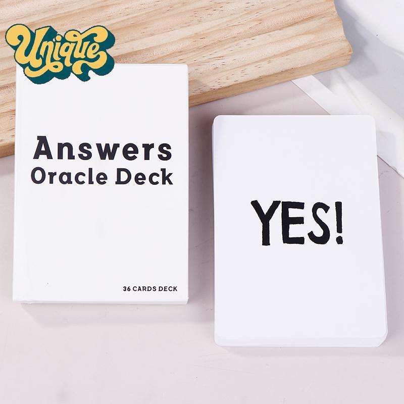 (ไม่ซ้ํา) คําตอบ Oracle De 36 การ์ดข้อความคําสําคัญและความหมาย Family Gathering Divination De เวอร์ชันภาษาอังกฤษการ์ดเกม