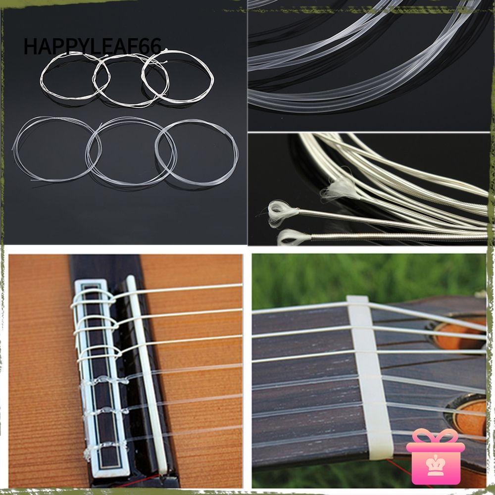 HAPPYLEAF66 6PCS Nylon Guitar Strings Classic Acoustic Metal Wound