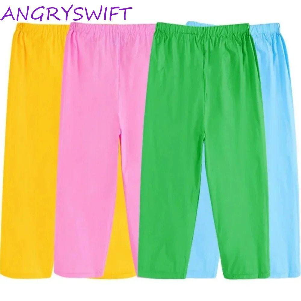 ANGRYSWIFT กางเกงกันฝน, เสื้อกันฝนกีฬากางเกงกันน้ําหนา, Mountain Quick Dry Anti-UV พับฝนเดินป่ากางเกง Camping Trekking