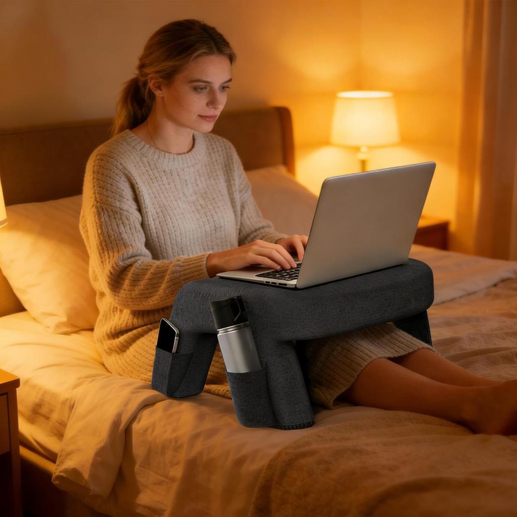 Reading & Bed Rest Pillows Lap Desk Memory Foam Reading Pillow for Bed Working Playing Gaming Croche