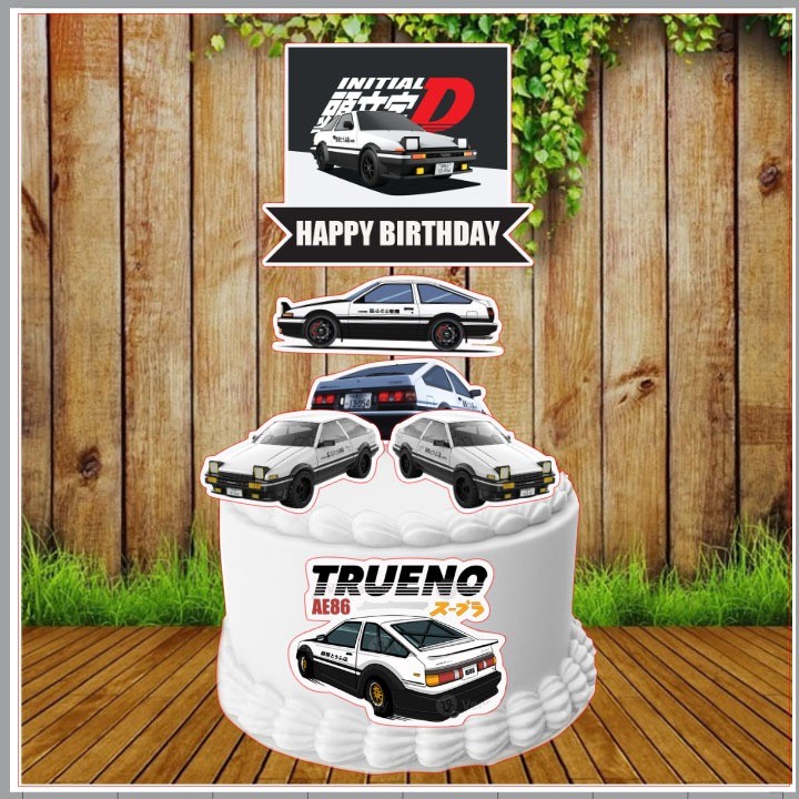 (Muchknow) TOYOTA AE86 CAKE TOPPER