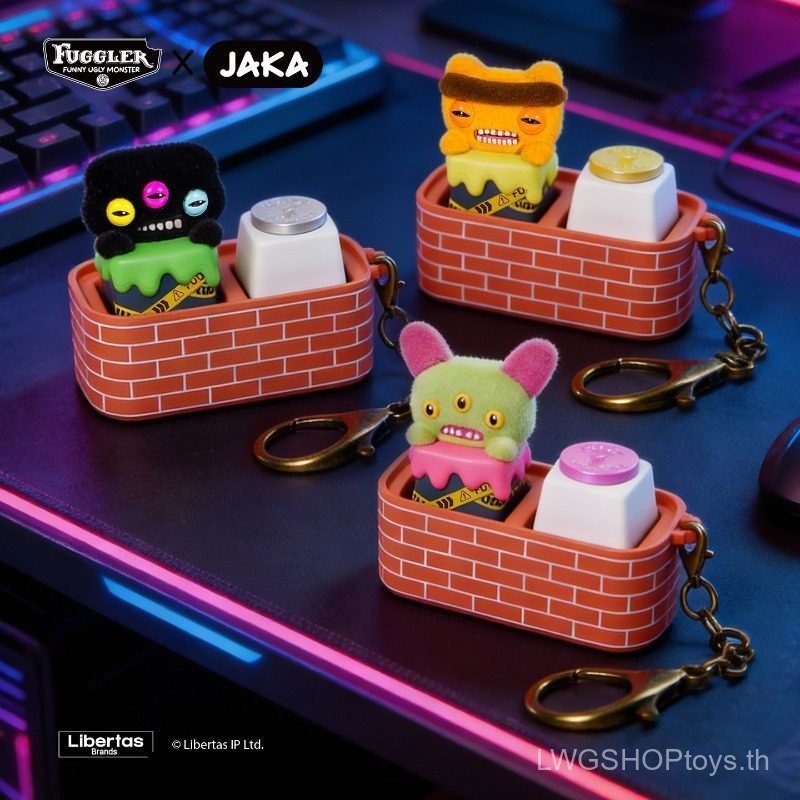 Random Fuggler JAKA Mechanical Keyboard Keycap Blind Box Creative Relief ESC Key Keychain 85KK