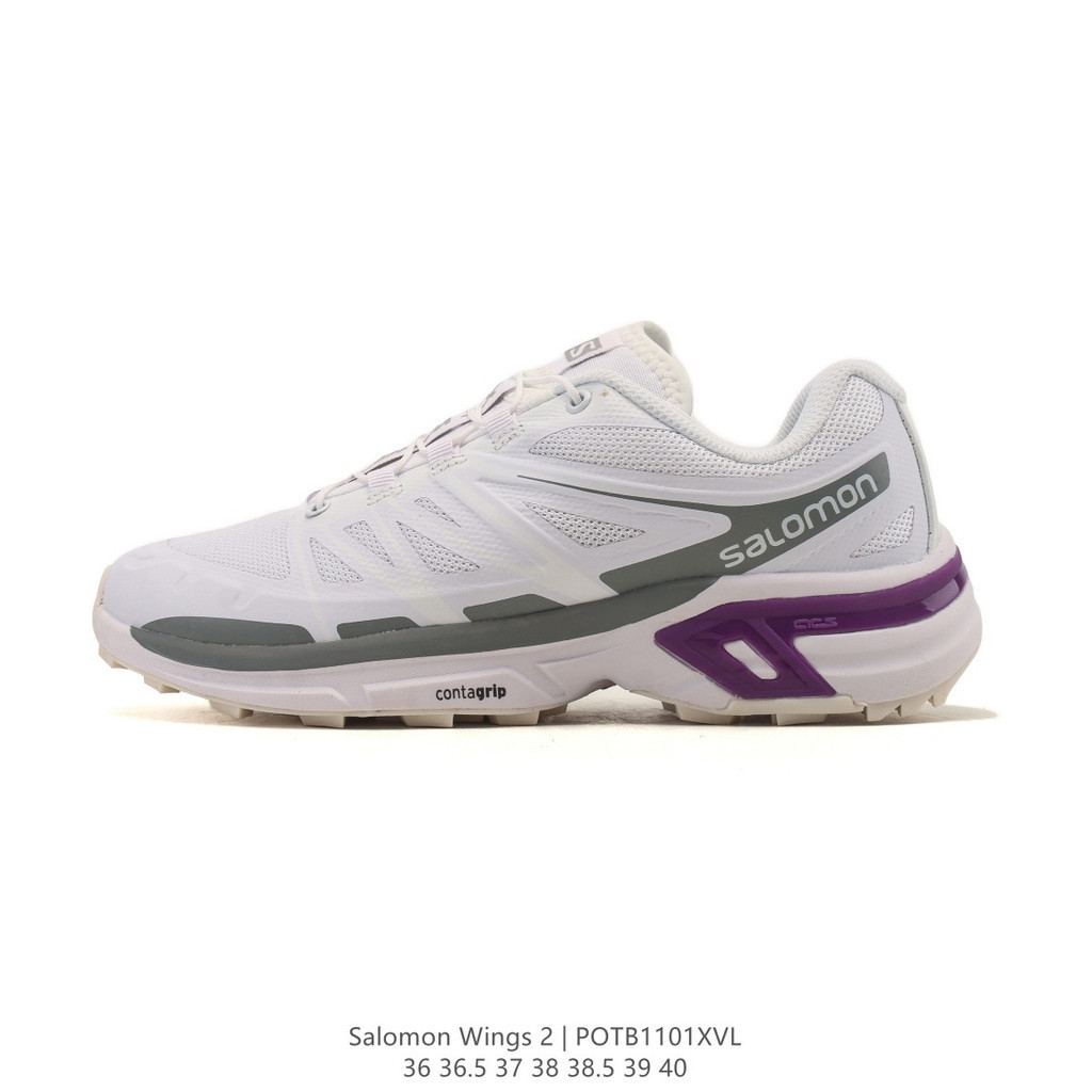 SALOMON XT-Wings 2 รองเท้า Off-Road ลําลองสําหรับบุรุษและสตรี City Commuting รองเท้าวิ่งแนะนํา FOJM