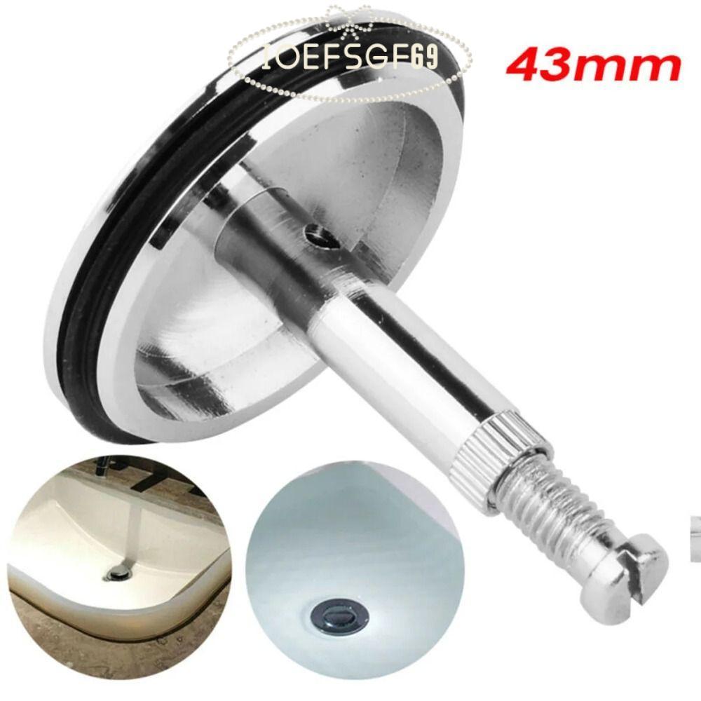 IOEFSGF69 1 ชิ้นปลั๊กอ่างอาบน้ํา,ทองเหลือง Pop Up Waste Stopper Bath Stopper,ปรับ 43 มม.เท่านั้นซีลแบนห้องน้ําท่อระบายน้ํากรอง