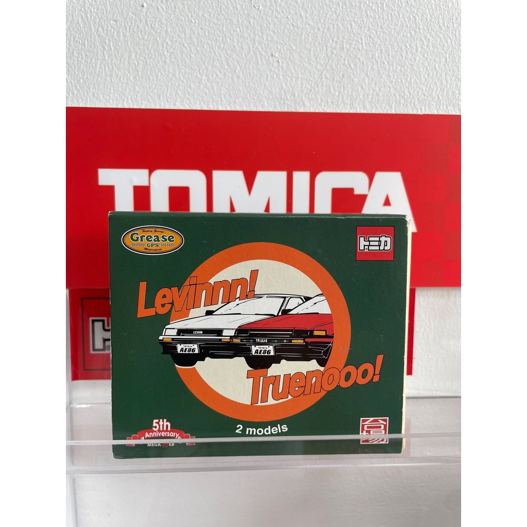 Domeka TOMICA AE86 Gold-Plated Silver-Plated 5th Anniversary Special Note MEGA WEB Sprinter Trueno+C